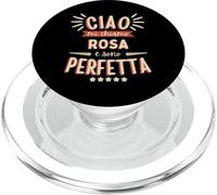 Rosa Idea Regalo Personalizzata Amica Nome Divertente PopSockets PopGrip for MagSafe