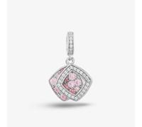 Rosa Lea 2 Square Dangle Charm AM-THB032204