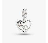Rosa Lea 30 Heart Dangle Charm AM-2THB012604