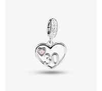 Rosa Lea 30 Heart Dangle Charm AM-2THB012604