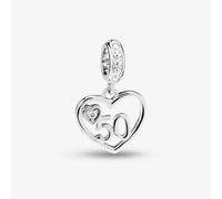 Rosa Lea 50 Heart Dangle Charm AM-2THB012804
