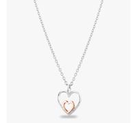 Rosa Lea Double Heart Necklace AM-2THB027706