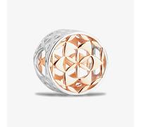 Rosa Lea Geometric Flower Charm AM-2THB014406