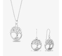 Rosa Lea Growing Tree of Life Jewellery Set BJ-P2985C & BJ-E2985C