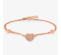 Rosa Lea Heart Double Chain Bracelet BJ-BR212CRRG