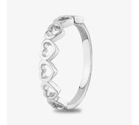 Rosa Lea Multiple Open Heart Ring AM-2THB025504 - 52 (L 1/2)