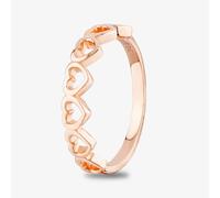 Rosa Lea Multiple Open Heart Ring AM-2THB025507 - 52 (L 1/2)