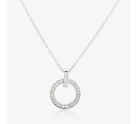 Rosa Lea Open Circle Pave Pendant AE-948226NA-1