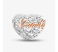 Rosa Lea Openwork Family Heart Charm AM-2THB023507