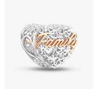 Rosa Lea Openwork Family Heart Charm AM-2THB023507