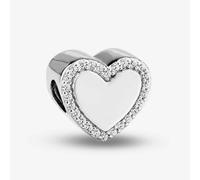 Rosa Lea Pave Edge Heart Charm AM-2THB011605