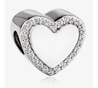 Rosa Lea Pave Edge Heart Charm AM-2THB011605
