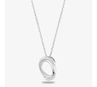 Rosa Lea Pave Frosted Sparkle Intertwined Rings Pendant BJ-P3268RO