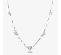 Rosa Lea Pave Hearts Necklace AM-2THB021504