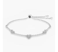 Rosa Lea Pave Hearts Sliding Bracelet AM-2THB021604