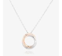 Rosa Lea Pave Intertwined Rings Pendant BJ-P3268CRG0.5
