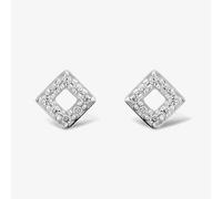 Rosa Lea Pave Square Stud Earrings AM-2THB009104
