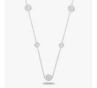 Rosa Lea Pave Squares & Circles Necklace AM-2THB017804
