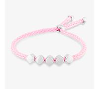 Rosa Lea Pink Cord Cube Toggle Bracelet AM-2THB034004