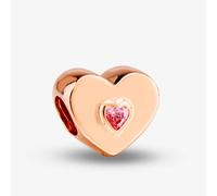Rosa Lea Pink Heart Charm AM-2THB005706-Pink