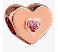 Rosa Lea Pink Heart Charm AM-2THB005706-Pink