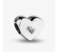 Rosa Lea White Heart Charm AM-2THB005704-White