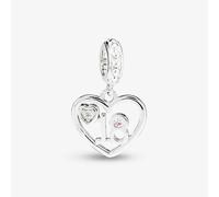 Rosa Lea White Heart Charm AM-2THB005706-White