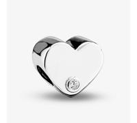 Rosa Lea White Heart Charm AM-2THB006204-White