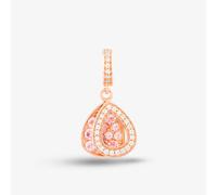 Rosa Lea Women's 2 Teardrop Dangle Charm AM-THB032106 in Rose Gold Rosa Lea Rose Gold One Size