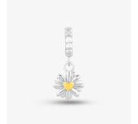 Rosa Lea Women's Daisy Flower Dangle Charm AM-2THB029806 in Silver Rosa Lea Silver One Size