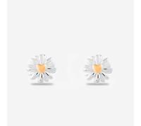 Rosa Lea Women's Daisy Heart Stud Earrings AM-2THB028107 RG in Silver Rosa Lea Silver One Size