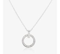 Rosa Lea Women's Open Circle Pave Pendant AE-948226NA-1 in Silver | Size: 18 inches Rosa Lea Silver 18 inches