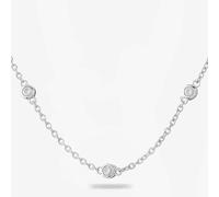 Rosa Lea Women's Rub Over Necklace AM-THB032706 in Silver | Size: 18 inches Rosa Lea Silver 18 inches