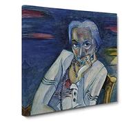 Rosa Schapire by Walter Gramatte Canvas Print | Gallery Wrapped 30mm Frame Wall Art | 20x20 inches | Ready to Hang | Modern Picture | Living Room Bedroom Lounge Office