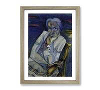 Rosa Schapire By Walter Gramatte Classic Painting Framed Print | A2 Oak Framed Wall Art | Ready to Hang | Classic Historical Picture | Living Room Bedroom Lounge Office