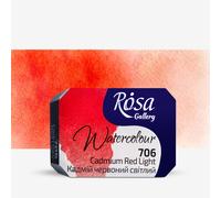 Professional Watercolour Paint, 2,5ml Half Pan, Gallery (Cadmium Red Light)