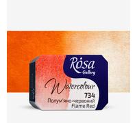 Rosa : Watercolour Paint : Full Pan : Flame Red