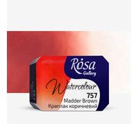 Rosa Gallery Extra fine Watercolor, Single full pan 2.5ml each (Madder Brown)