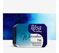 Professional Watercolour Paint, 2,5ml Half Pan, ROSA Gallery (Turquoise)