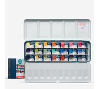 Rosa : Watercolour Paint : Full Pans : Classic Set of 21 : Indigo Metal Case