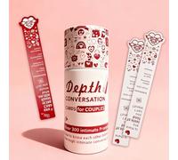 Rosafinal Couples Games, Conversation Cards for Couples - Deep Connection Card Game with 300+ Prompts, Conversation Starters for Date Night, 2 Player Game for Memorable Date and Game Nights