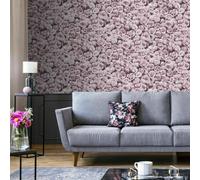 Rosalee Pink Small Flower Roses Muriva Heavyweight Wallpaper 158503