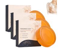Rosalica Persimmon Soap for Old People,Japanese Persimmon Soap Body Wash，3 | Japanese Persimmon Soap Bar Aging Odor: Purifying & Odor-Neutralizing-Deodorizing Body & Eliminator for Adults & Seniors