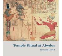 Rosalie David Temple Ritual at Abydos Paperback Book Rosalie David Multicolor