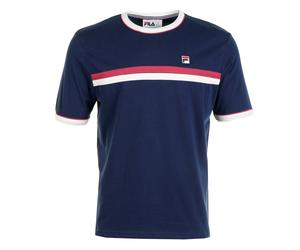Rosario Tee Fila Navy Gardenia Garnet, Medium