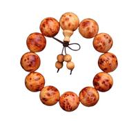 Rosary Beads Bracelet for Men | Handmade Meditation Bracelet, Buddha Praying Beads, Wooden Bracelet with 12 Beads, Ideal for Teen Boys