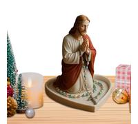 Rosary Holder - Catholic Virgin Mary Rosary Holder | Elegant Our Lady Prayer Rosary Box Religious Gift | Display Rack for Living Room Bookshelf Bedroom