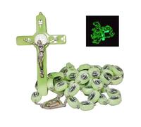 Rosary,Large Wall Rosary | 120cm 47 Inches | Family Prayer Gatherings | Crucifix Pendant | Saint Benedict Medal | Handmade