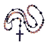 Rosary Necklace Religious Jewelry with Cross
