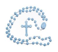 Rosary Pack of 100 Blue Nylon and Plastic Beads Rosaries. Rosaries Bulk Buy.